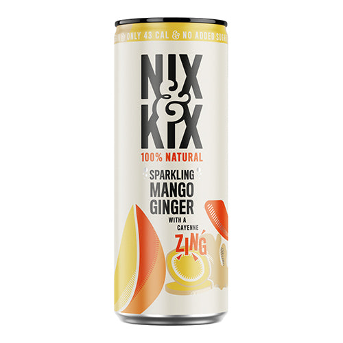 NIX&KIX Mango & Ginger 250ml Can [WHOLE CASE] by NIX&KIX - The Pop Up Deli
