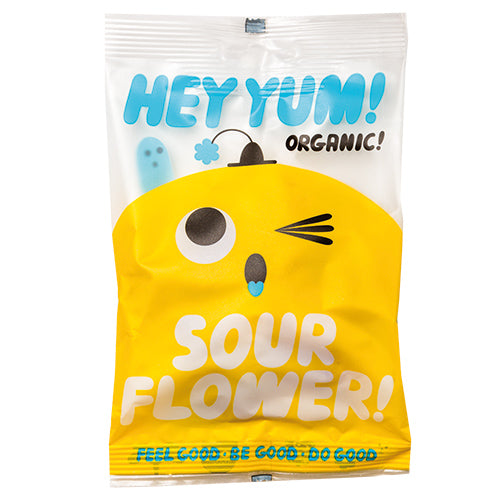 HEY YUM! Sour Flower Organic Sweets 100g [WHOLE CASE] by HEY YUM! - The Pop Up Deli