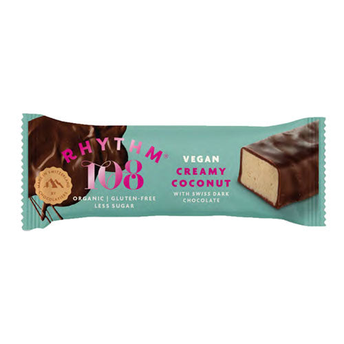 RHYTHM108 Organic Swiss Chocolate Bar - Super Coconut [WHOLE CASE] by RHYTHM108 - The Pop Up Deli