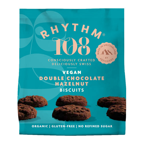 RHYTHM108 Organic Tea Biscuit - Double Chocolate Hazalnut Sharing Bag [WHOLE CASE] by RHYTHM108 - The Pop Up Deli