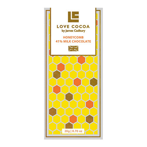 Love cocoa - Honeycomb & Honey Milk 20g [WHOLE CASE] by Love Cocoa - The Pop Up Deli