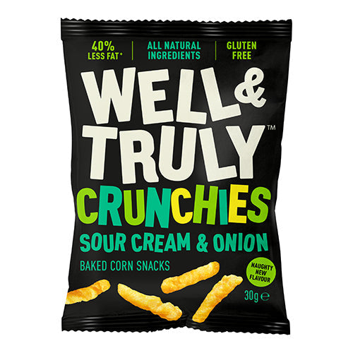 Well&Truly Crunchy Sour Cream and Onion Sticks 30g [WHOLE CASE] by Well&Truly - The Pop Up Deli