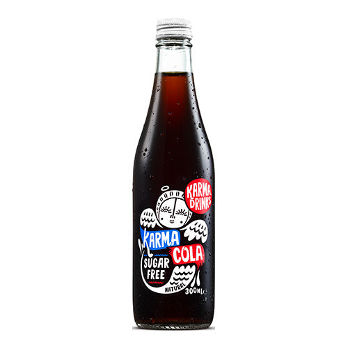 Karma Cola Sugar Free Bottle 330ml [WHOLE CASE] by Karma Drinks - The Pop Up Deli