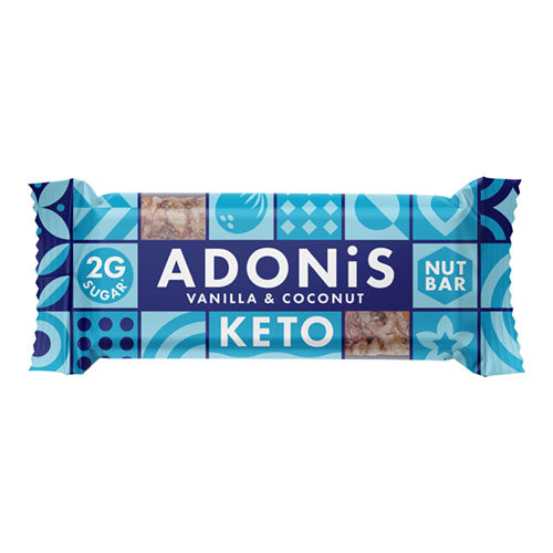 Adonis Natural Low Sugar Vanilla Nut Bar 35g [WHOLE CASE] by Adonis - The Pop Up Deli