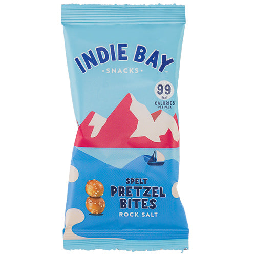 Indie Bay Snacks Spelt Pretzel Bites Rock Salt 26g [WHOLE CASE] by Indie Bay Snacks - The Pop Up Deli