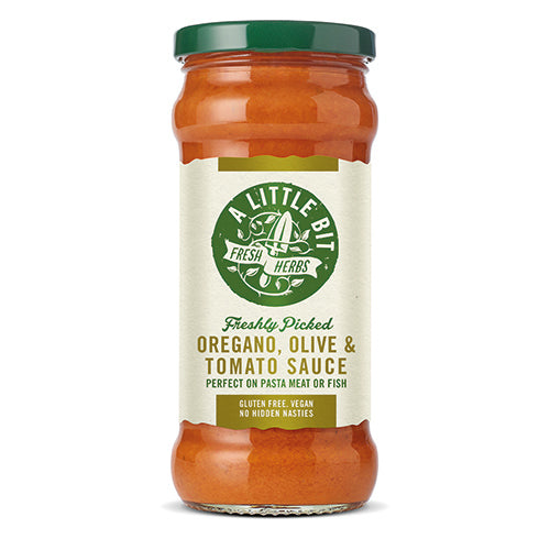 A Little Bit Food Co.Fresh Oregano, Olive & Tomato Pasta Sauce 325g [WHOLE CASE] by A Little Bit Food Co. - The Pop Up Deli
