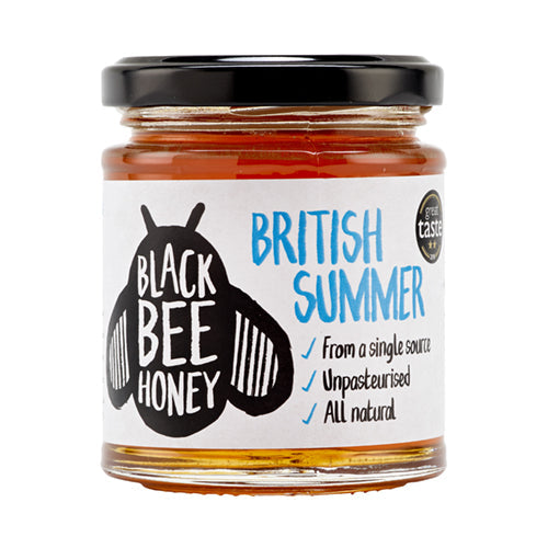 Black Bee Honey British Summer Honey 227g [WHOLE CASE] by Black Bee Honey - The Pop Up Deli