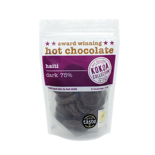 Kokoa Collection Dark Hot Chocolate, Haiti 75% [WHOLE CASE] by Kokoa Collection - The Pop Up Deli