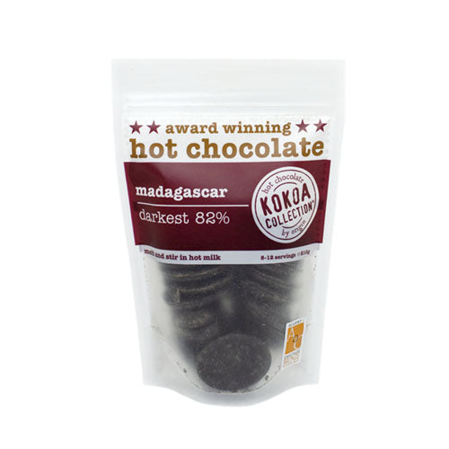 Kokoa Collection Organic Darkest Hot Chocolate, Madagascar 82% [WHOLE CASE] by Kokoa Collection - The Pop Up Deli