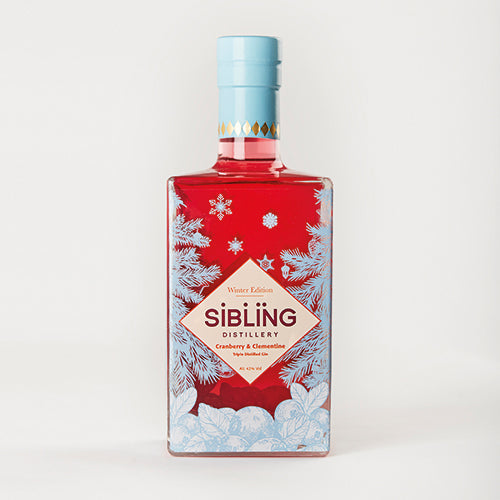 Sibling Distillery Winter 70cl Cranberry & Clementine Gin [WHOLE CASE] by Sibling Distillery - The Pop Up Deli