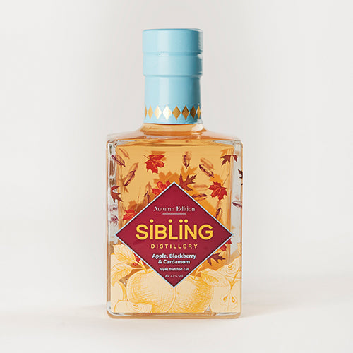 Sibling Distillery Autumn 35cl Apple, Blackberry & Cardamom Gin [WHOLE CASE] by Sibling Distillery - The Pop Up Deli