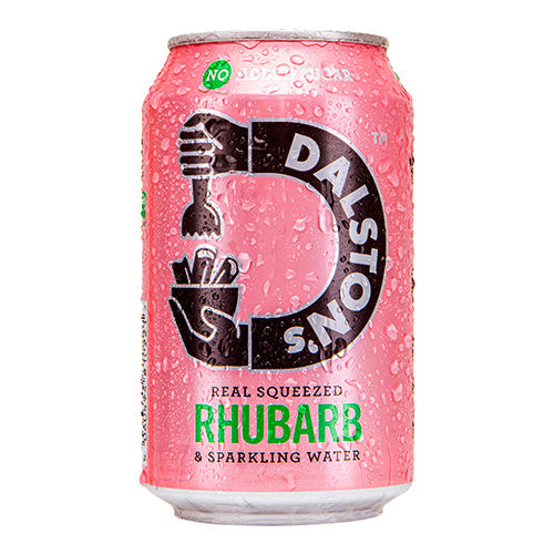 Dalston's Rhubarb Soda 330ml Can  [WHOLE CASE]