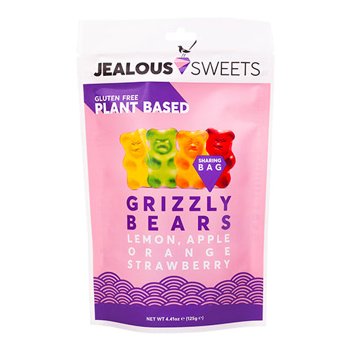 Jealous Grizzly Bears 125g Share Bags [WHOLE CASE] by Jealous Sweets - The Pop Up Deli