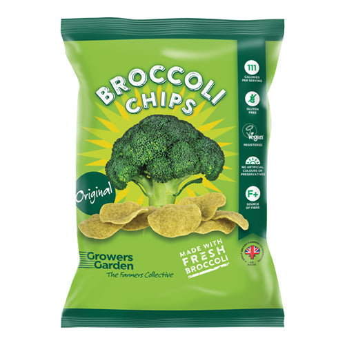 Growers Garden Broccoli Crisps 78g Bag [WHOLE CASE] by Growers Garden - The Pop Up Deli