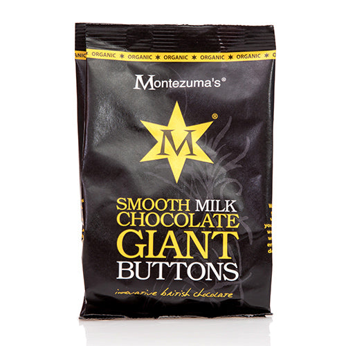 Montezuma's Organic Milk Chocolate Buttons 180g [WHOLE CASE] by Montezuma's - The Pop Up Deli