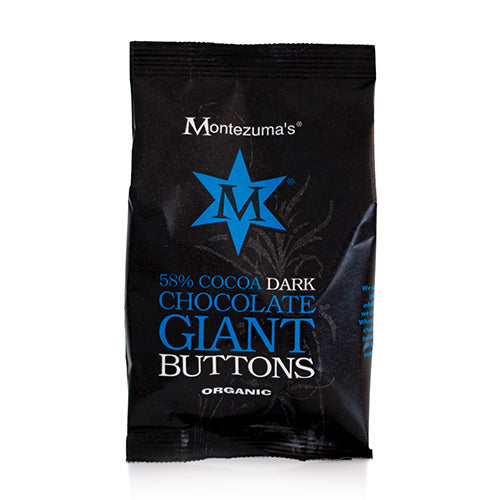 Montezuma's Organic Dark Chocolate Buttons 180g [WHOLE CASE] by Montezuma's - The Pop Up Deli