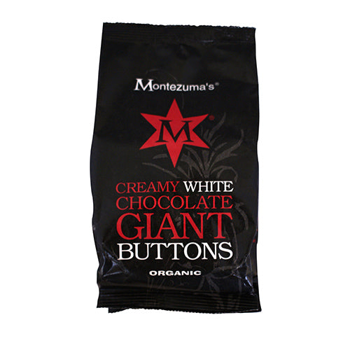 Montezuma's Organic White Chocolate Buttons 180g [WHOLE CASE] by Montezuma's - The Pop Up Deli