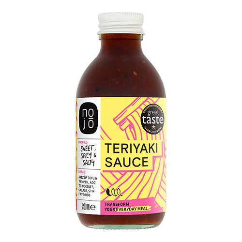 NOJO Teriyaki Sauce 200ml Bottle [WHOLE CASE]