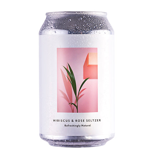 Something & Nothing Hibiscus & Rose Seltzer 330ml Can  [WHOLE CASE]