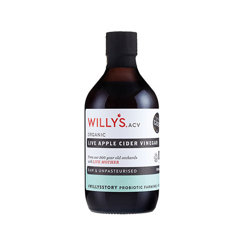 Willy's Apple Cider Vinegar 500ml Bottle [WHOLE CASE] by Willy's Ltd - The Pop Up Deli