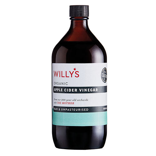 Willy's Apple Cider Vinegar 1000ml Bottle [WHOLE CASE] by Willy's Ltd - The Pop Up Deli
