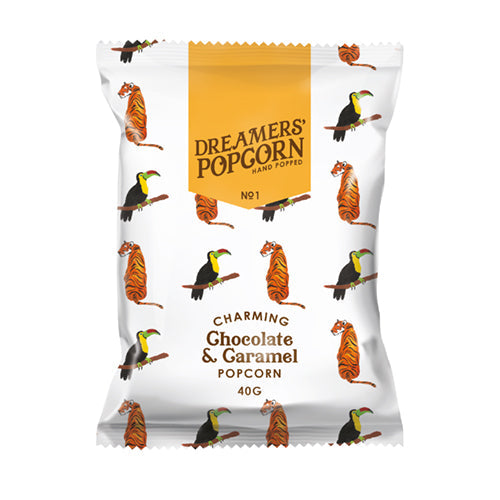 Dreamers Popcorn Chocolate & Caramel Popcorn 40g [WHOLE CASE] by Dreamers - The Pop Up Deli