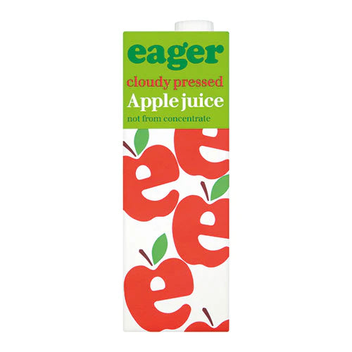 Eager Apple Juice 1L [WHOLE CASE]
