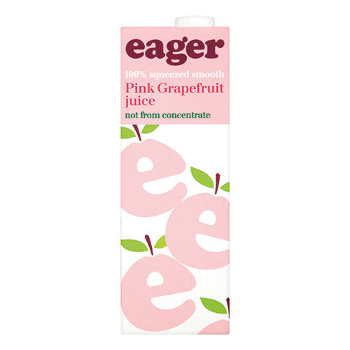 Eager Pink Grapefruit Juice 1L [WHOLE CASE]