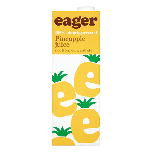 Eager Pineapple Juice 1L [WHOLE CASE]