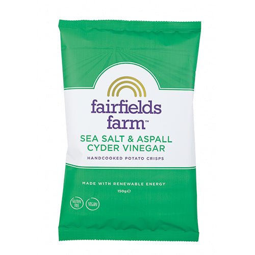 Fairfields Farm Crisps Salt & Aspell Cyder Vinegar Crisps 150g [WHOLE CASE] by Fairfields Farm Crisps - The Pop Up Deli