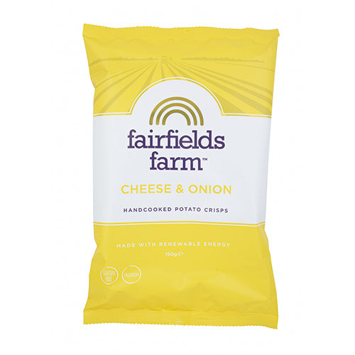 Fairfields Farm Crisps Cheese & Onion Crisps 150g [WHOLE CASE] by Fairfields Farm Crisps - The Pop Up Deli