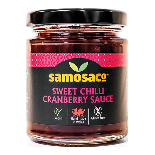 Samosaco Sweet Chilli Cranberry Sauce 210g [WHOLE CASE]