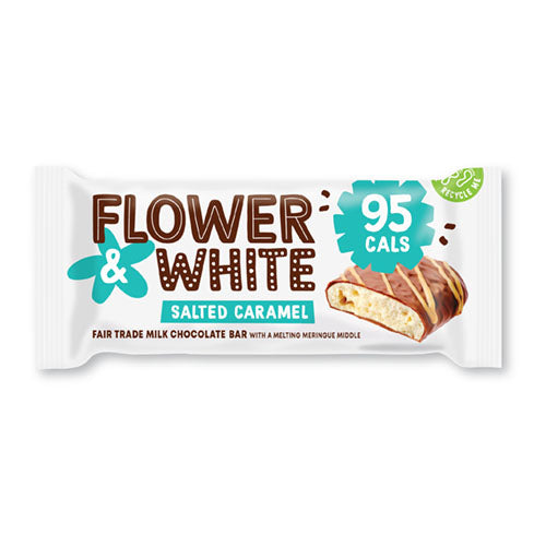 Flower & White Meringue Bar - Salted Caramel [WHOLE CASE] by Flower & White - The Pop Up Deli