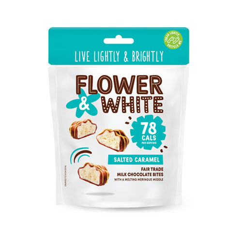 Flower & White Meringue Bites - Salted Caramel [WHOLE CASE] by Flower & White - The Pop Up Deli