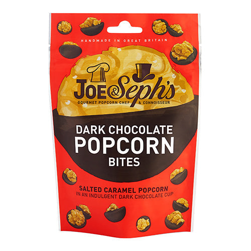 Joe & Seph's Popcorn Dark Chocolate Popcorn Bites 63g [WHOLE CASE] by Joe & Seph’s - The Pop Up Deli