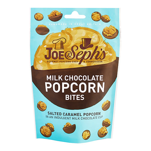 Joe & Seph's Popcorn Milk Chocolate Popcorn Bites 63g [WHOLE CASE] by Joe & Seph’s - The Pop Up Deli