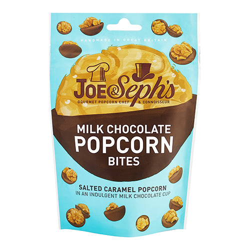 Joe & Seph's Popcorn Milk Chocolate Popcorn Bites 63g [WHOLE CASE] by Joe & Seph’s - The Pop Up Deli