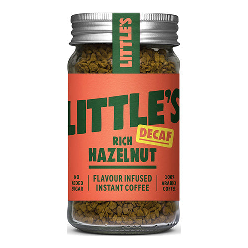 Little's Decaf Rich Hazelnut Flavour Infused Instant Coffee [WHOLE CASE] by Little's Speciality Coffee - The Pop Up Deli