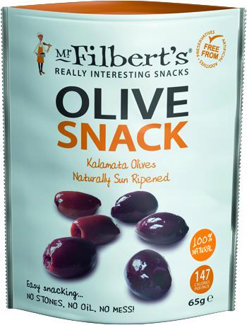 Mr Filberts Sun Ripened Pitted Kalamata Olives 65g [WHOLE CASE] by Mr Filberts - The Pop Up Deli