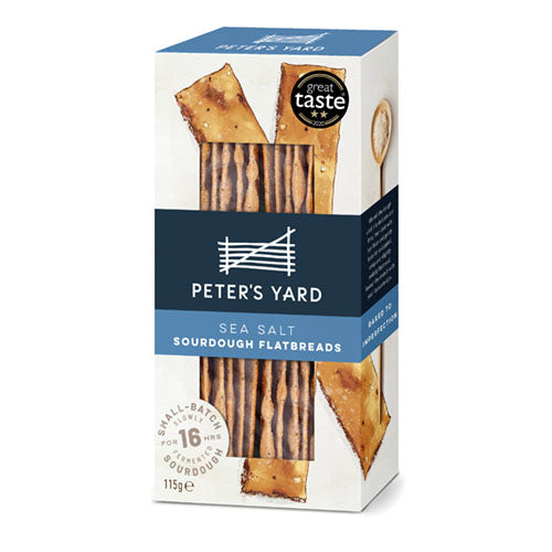 Peter's Yard Sourdough Flatbread- Sea salt 115g [WHOLE CASE] by Peter's Yard - The Pop Up Deli