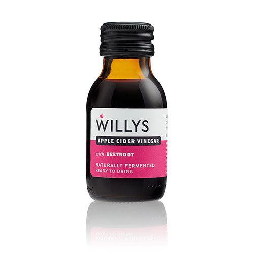 Willy's Apple Cider Vinegar with Beetroot Shot 60ml [WHOLE CASE] by Willy's Ltd - The Pop Up Deli
