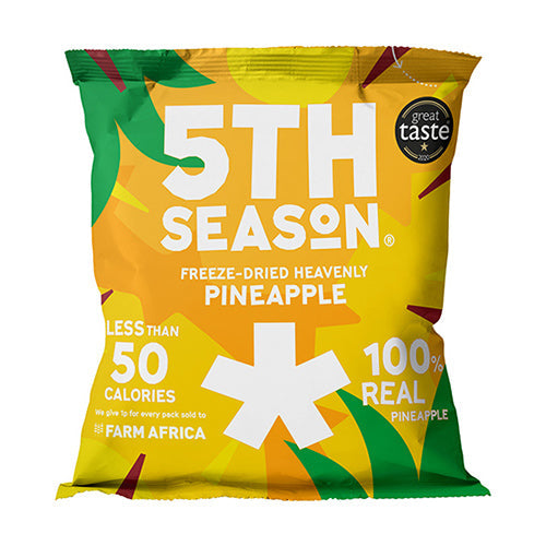 5th Season Freeze-Dried Pineapple Bites 12g [WHOLE CASE] by 5th Season - The Pop Up Deli