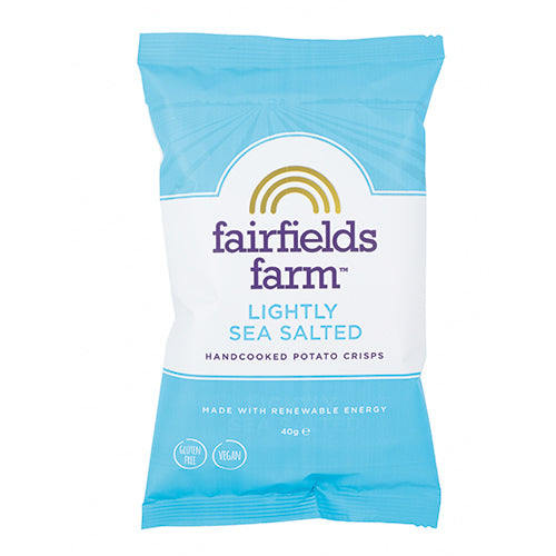 Fairfields Farm Crisps Lightly Salted Crisps 40g [WHOLE CASE] by Fairfields Farm Crisps - The Pop Up Deli