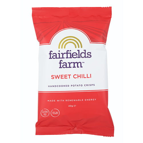 Fairfields Farm Crisps Sweet Chilli Crisps 40g [WHOLE CASE] by Fairfields Farm Crisps - The Pop Up Deli