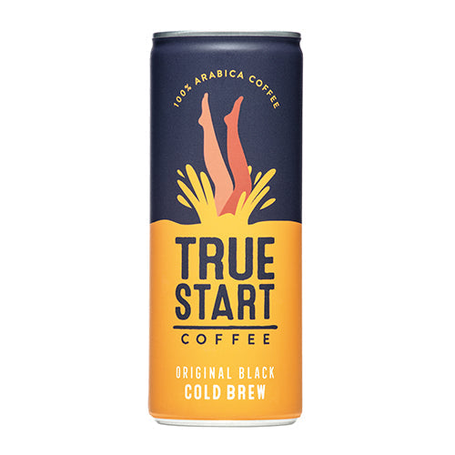 TrueStart Original Black Cold Brew Coffee Can 250ml [WHOLE CASE] by TrueStart Coffee - The Pop Up Deli