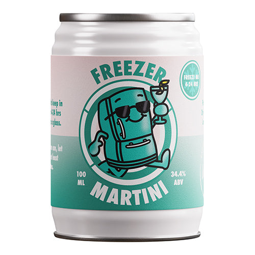Whitebox Freezer Martini Porter's Gin Dry Vermouth Lemon Zest 100ml  [WHOLE CASE]