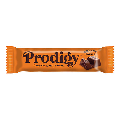 Prodigy Chunky Orange Chocolate Bar 35g [WHOLE CASE] by Prodigy - The Pop Up Deli