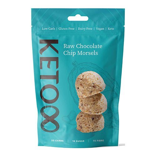 Keto8 Raw Chocolate Chip Morsels 120g [WHOLE CASE] by Keto8 - The Pop Up Deli