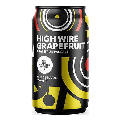 Magic Rock High Wire Grapefruit - Grapefruit Pale Ale 330ml Can [WHOLE CASE] by Magic Rock - The Pop Up Deli