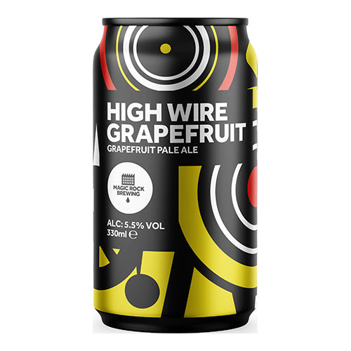 Magic Rock High Wire Grapefruit - Grapefruit Pale Ale 330ml Can  [WHOLE CASE]